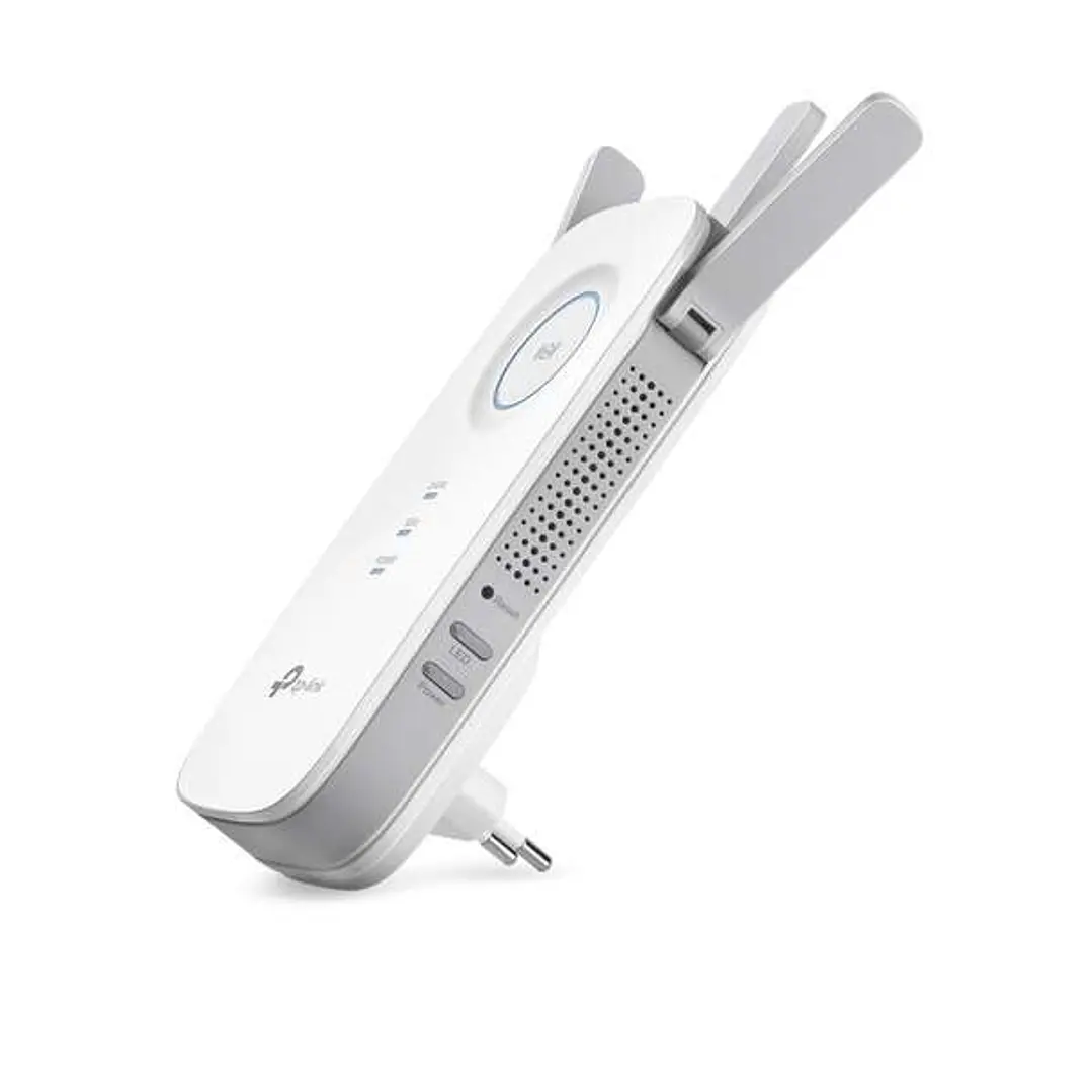 TP-Link Repetidor WiFi AC1750 - Dual Band 5GHz/2.4GHz - 3 Antenas Externas - Hasta 1300Mbps - Puerto Gigabit Ethernet - Indicador Inteligente - Modo A 1