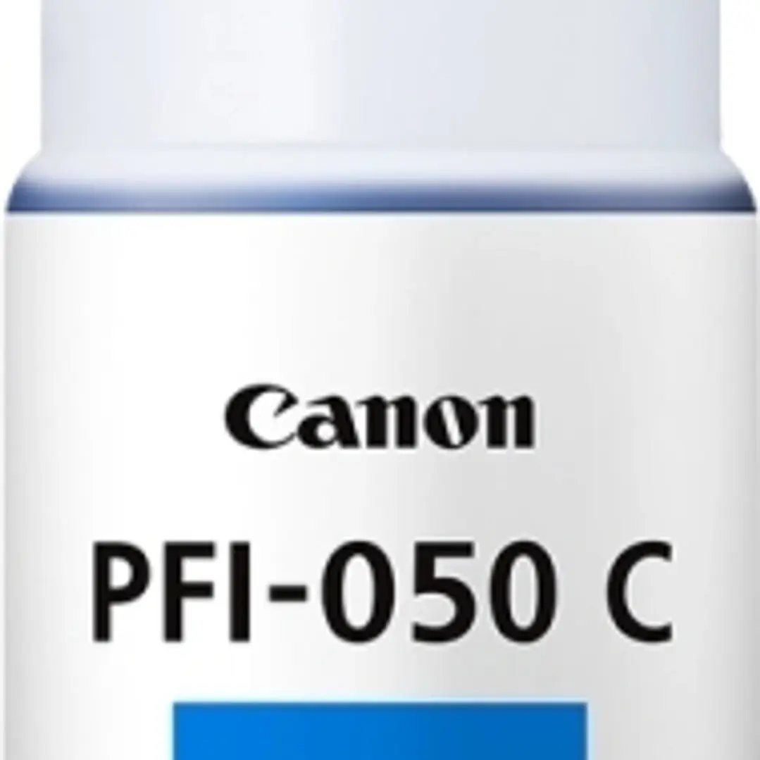 Canon PFI050 Cyan Botella de Tinta Original - 5699C001/PFI-050C 1