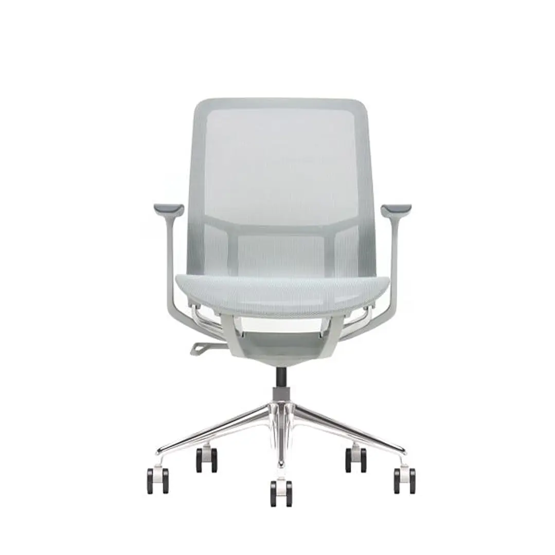 Cromad Gama Sense Elegance Silla de Oficina - Piston de Gas de Grado 4 - Respaldo Ergonomico - Malla Elastica 3D Transpirable - Reposabrazos Ajustable 1