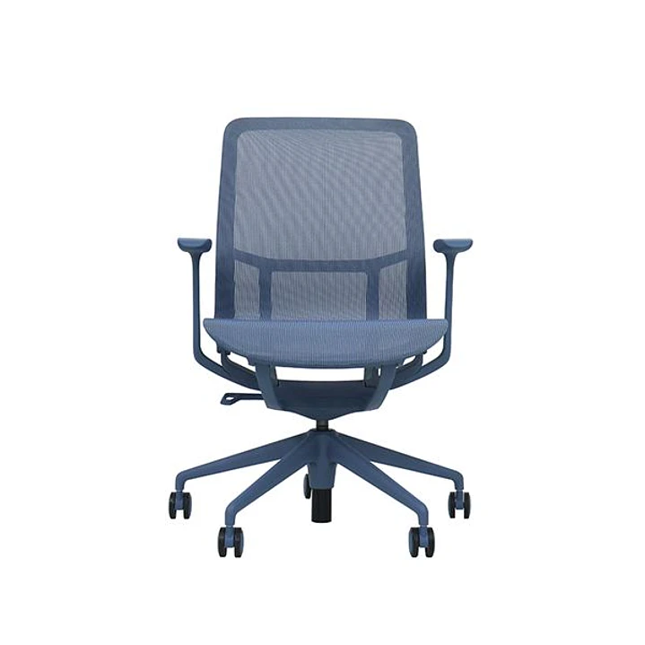 Cromad Gama Sense Elegance Silla de Oficina - Piston de Gas de Grado 4 - Respaldo Ergonomico - Malla Elastica 3D Transpirable - Reposabrazos Ajustable 1