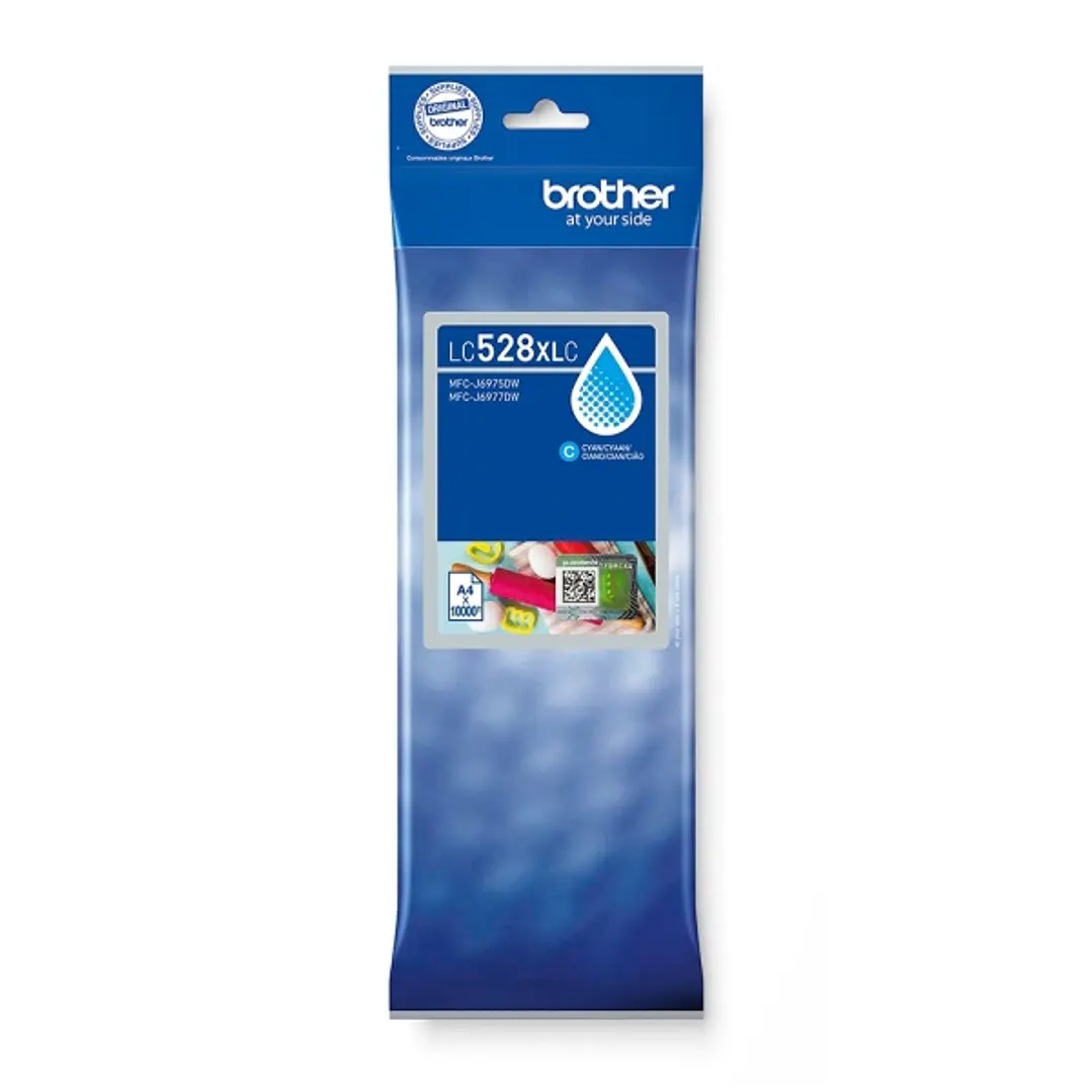 Brother LC528XL Cyan Cartucho de Tinta Original - LC528XLC 1