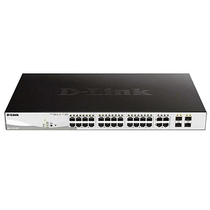 D-Link Switch Smart 24 Puertos Gigabit PoE + 4 SFP Combo