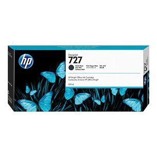 HP 727 Negro Mate Cartucho de Tinta Original - C1Q12A