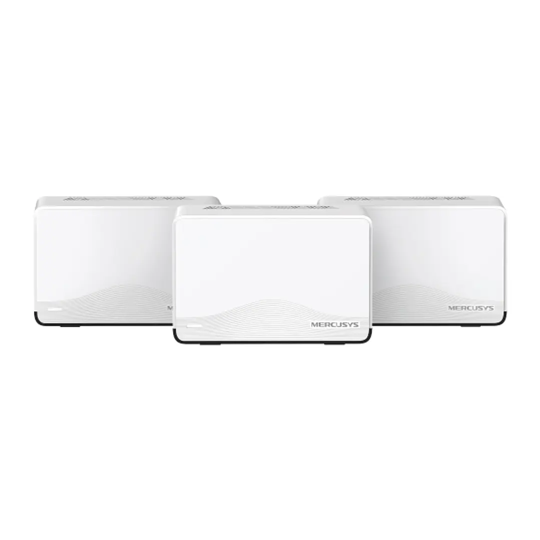 Mercusys Halo H27BE Pack de 3 Sistema Mesh Wi Fi 7 BE3600 - Cobertura Hasta 650m2 - Velocidad hasta 3600 Mbps - Color Blanco 1