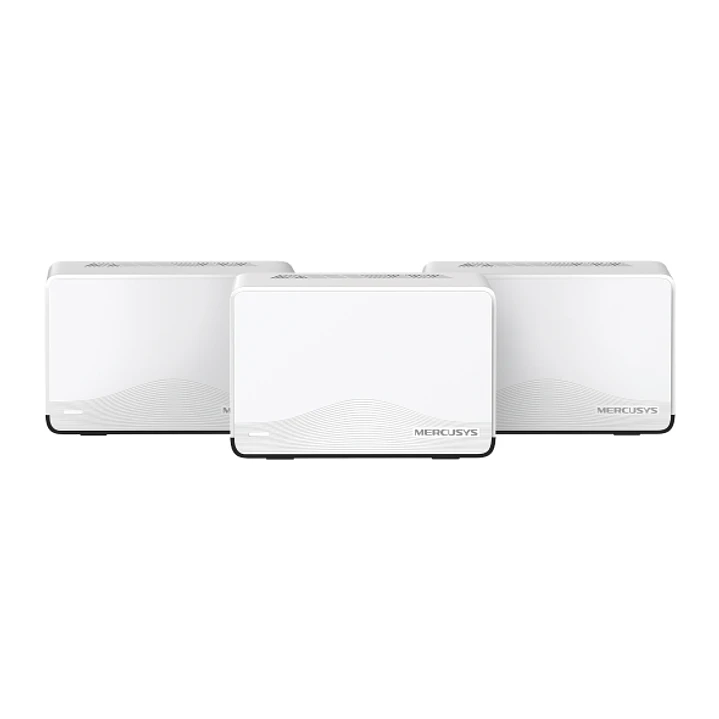 Mercusys Halo H27BE Pack de 3 Sistema Mesh Wi Fi 7 BE3600 - Cobertura Hasta 650m2 - Velocidad hasta 3600 Mbps - Color Blanco 1
