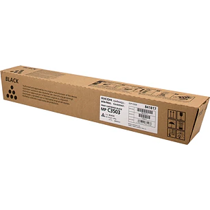 Ricoh Aficio MP-C3003/MP-C3004/MP-C3503/MP-C3504/MP-C4504/MP-C5504/MP-C6004 Negro Cartucho de Toner Original - 841817/841813