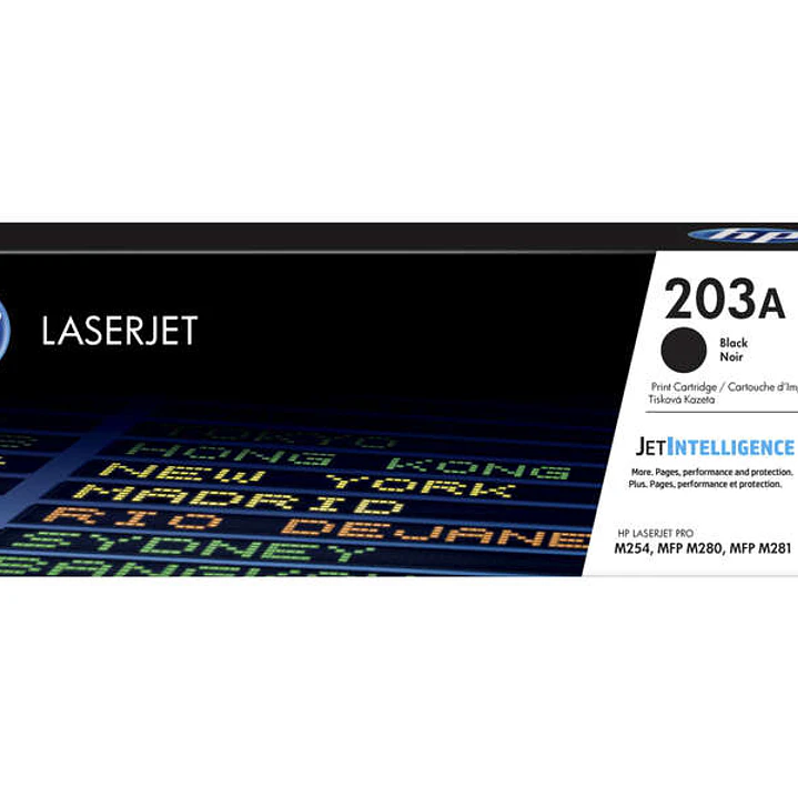 HP CF540A Negro Cartucho de Toner Original - 203A 1