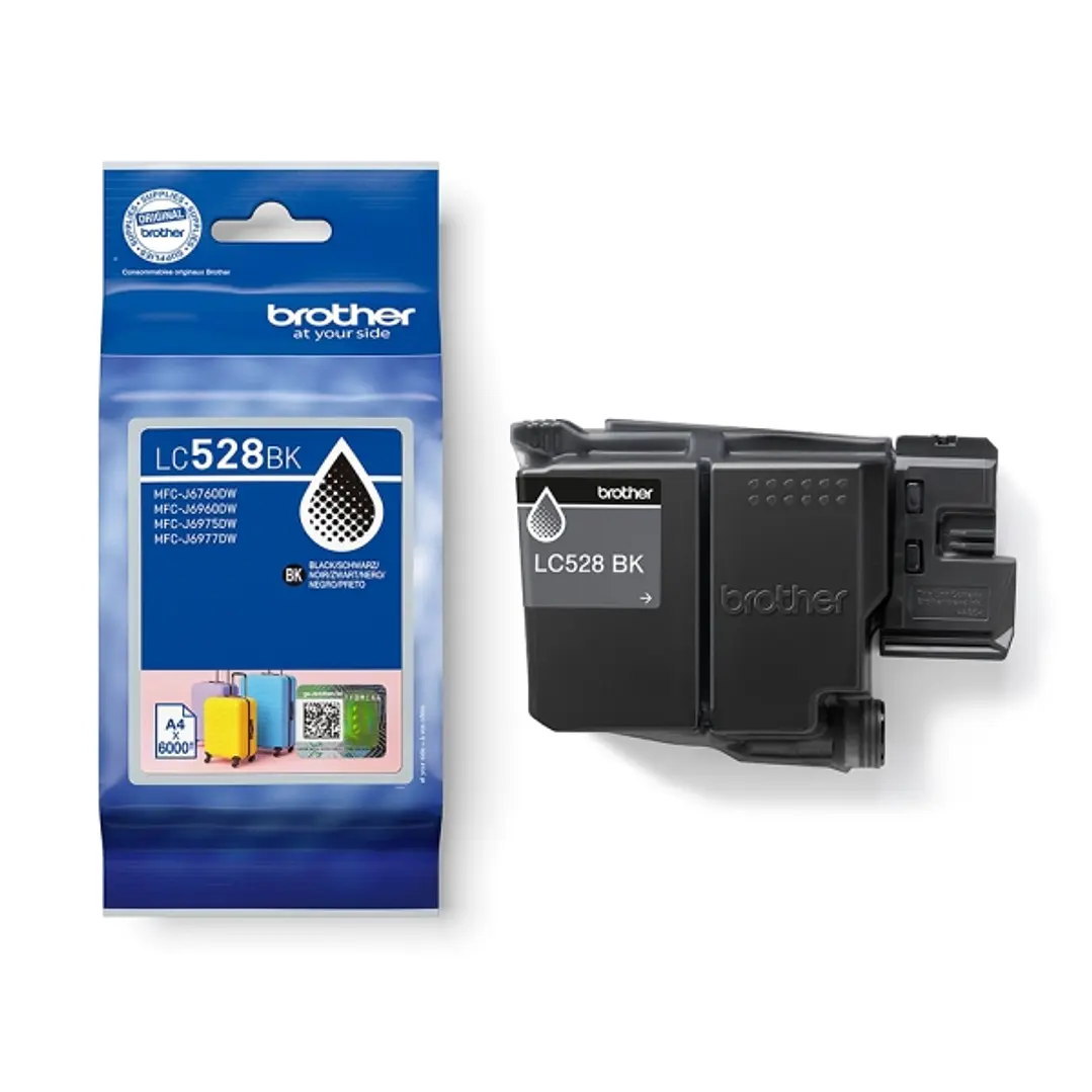 Brother LC528 Negro Cartucho de Tinta Original - LC528BK 1