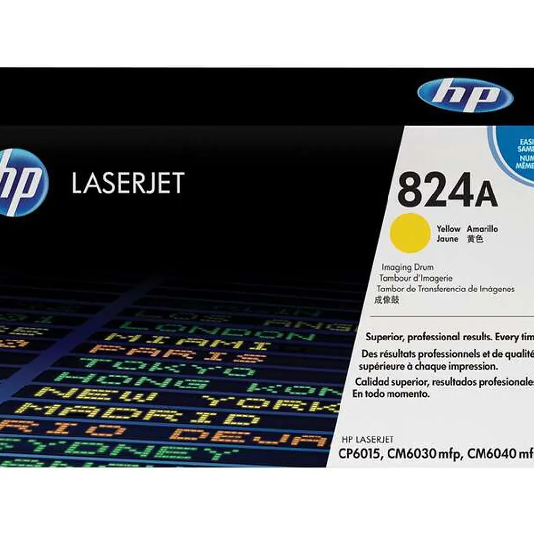 HP CB386A Amarillo Tambor de Imagen Original - 824A (Drum) 1
