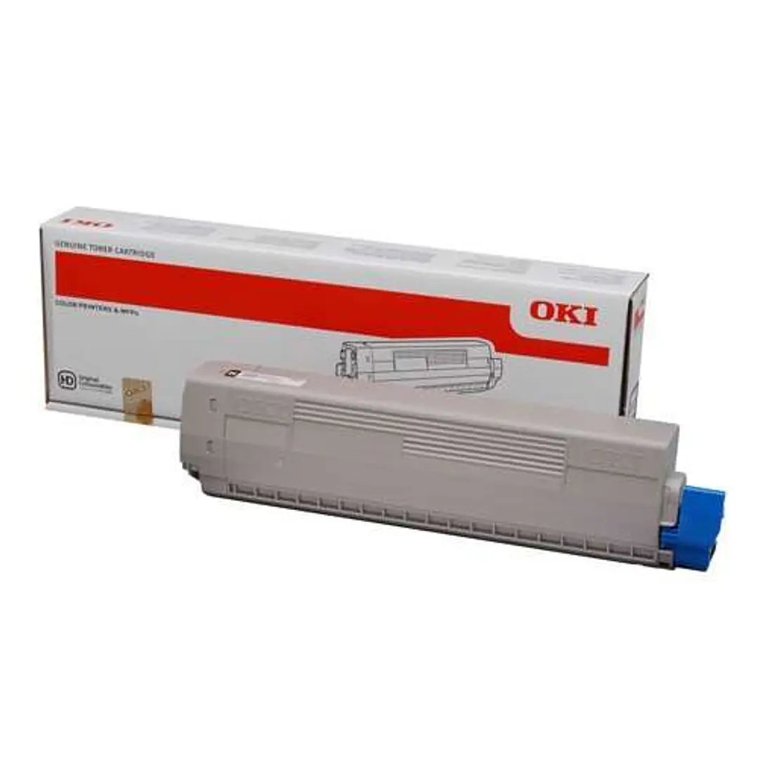 OKI C822 Negro Cartucho de Toner Original - 44844616 1