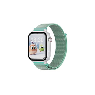 Savefamily Reloj Inteligente Smartwatch Infantil SaveWatch Plus con GPS y Llamada - IP67 - Boton SOS - Carcasa Blanca - Correa Tela Ocean