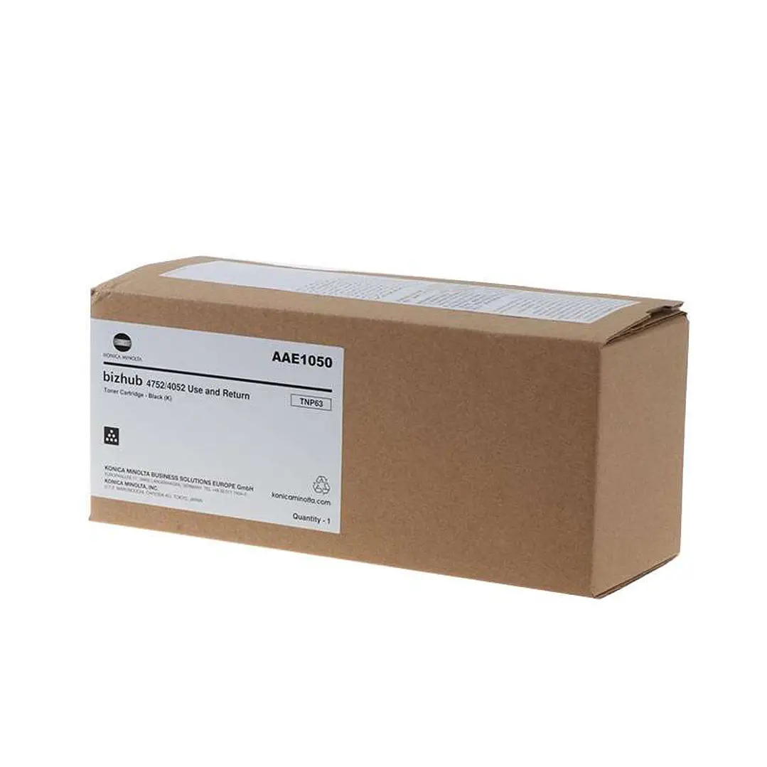Konica Minolta TNP63 Negro Cartucho de Toner Original - AAE1050 1