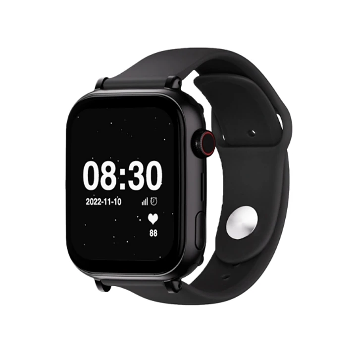 Savefamily Reloj Inteligente Smartwatch Infantil SaveWatch Plus con GPS y Llamada - IP67 - Boton SOS - Carcasa Negra - Correa Silicona Negra 1