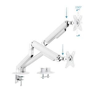Tooq Soporte Mesa Pant Giratorio Inclinacion 2 Brazos 17-32