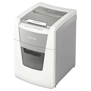 Leitz IQ 100 Autofeed P4 Destructora Automatica de Papel Corte en Particulas P-4 - Autoalimentacion 100 Hojas, Manual 8 Hojas - Capacidad de la Papele