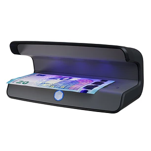 Safescan 55 LED Detector de Billetes Falsos UV - Reflector Integrado - Apto para Pasaportes, Documentos de Identificacion y Tarjetas de Credito