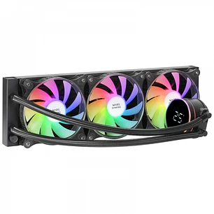 Mars Gaming ML-LCD360 Refrigeracion Liquida ARGB - Disipacion Superior - Ventiladores ARGB 120mm - Pantalla LCD - TDP 600W - Tubos Teflon - Multisocke