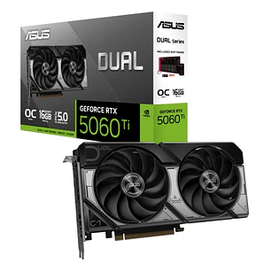 Asus Dual GeForce RTX 5060 TI OC Edition Tarjeta Grafica 16GB GDDR7