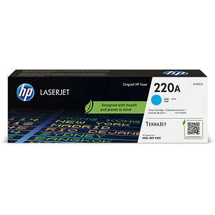 HP W2201A Cyan Cartucho de Toner Original - 220A