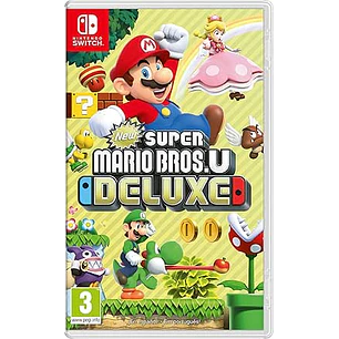 Nintendo Videojuego New Super Mario Bros. U Deluxe para Consola Nintendo Switch - Genero Plataformas 2D/Multijugador - PEGI 3