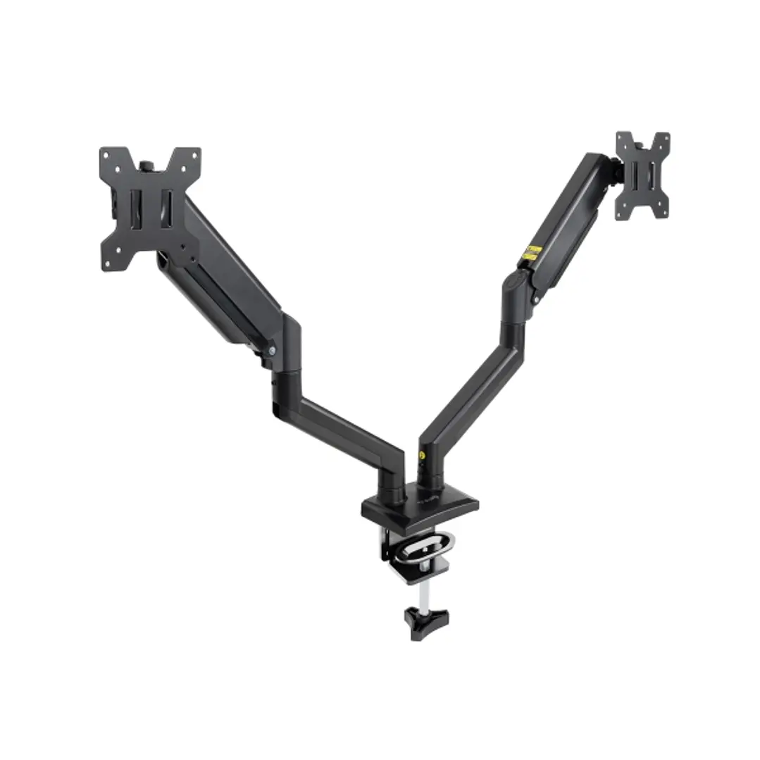 Tooq Soporte de Mesa con Brazos Articulados para 2 Monitores de 13