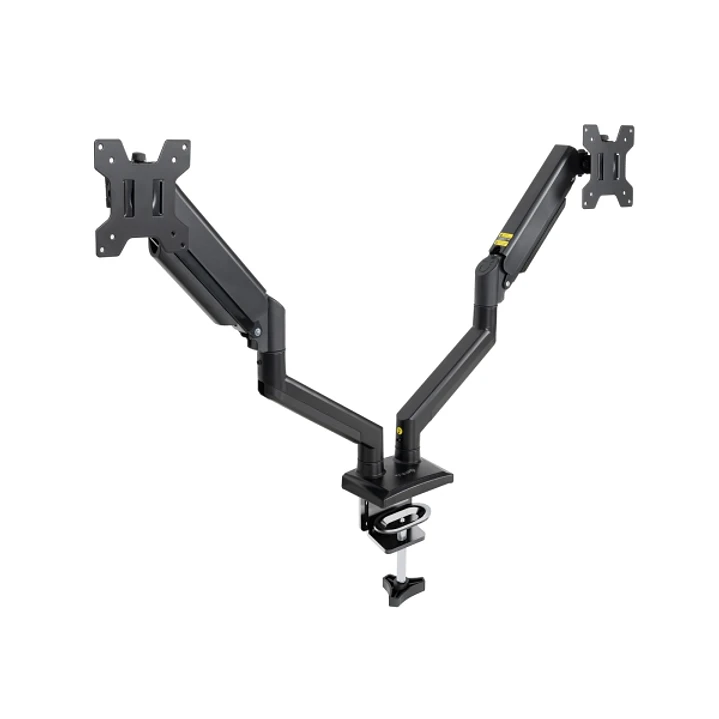 Tooq Soporte de Mesa con Brazos Articulados para 2 Monitores de 13