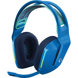Logitech G733 Auriculares Gaming Inalambricos DTS 7.1 con Microfono - Tecnologia Lightspeed - Iluminacion RGB - Autonomia hasta 29h - Microfono Extrai