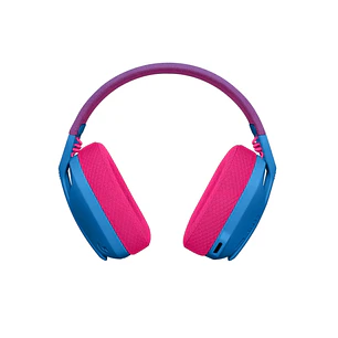 Logitech G435 Auriculares Gaming Inalambricos - Diadema Ajustable - Bluetooth LightSpeed - 2 Microfonos - Color Azul y Frambuesa