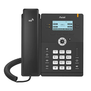 Axtel AX-300G Telefono fijo IP - PoE - Hasta 4 Cuentas SIP - 1000 Entradas - Color Negro