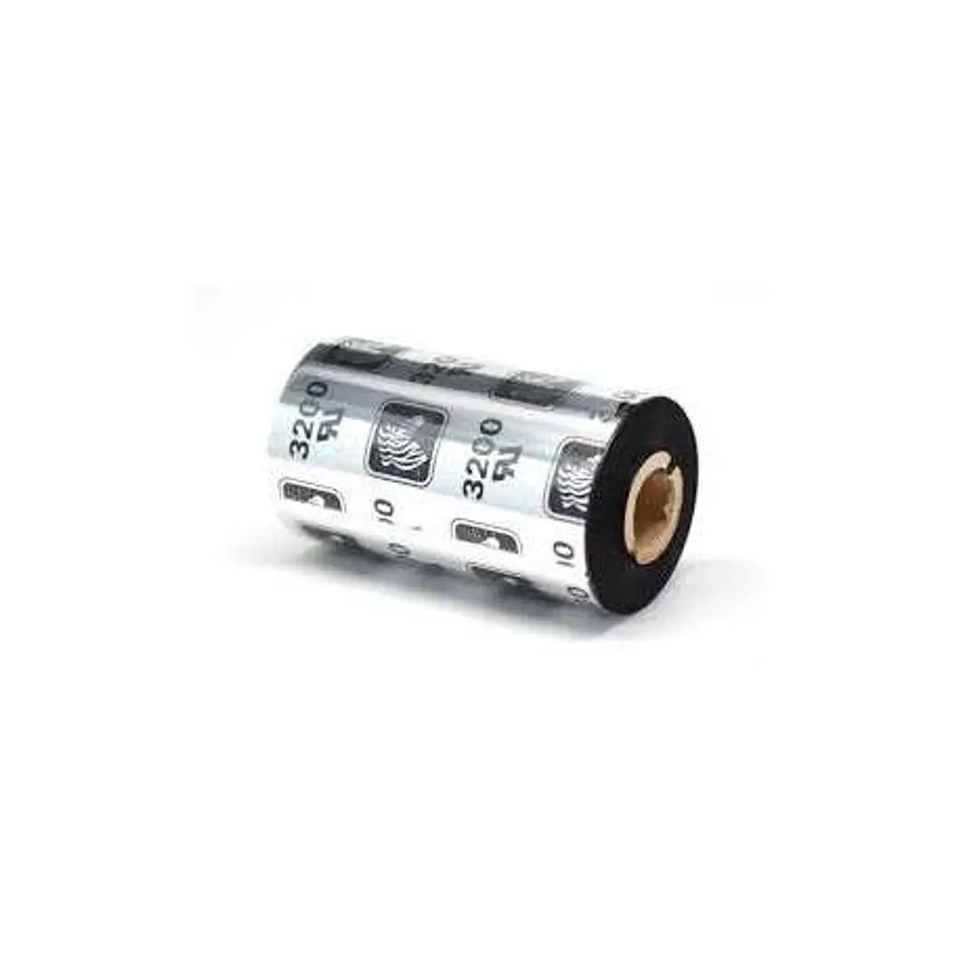 Zebra 3200 Pack de 12 Cintas de Transferencia Termica Original - Cintas de Cera/Resina - Nucleo 12.7mm, Ancho 56.9mm, Longitud 74m 1