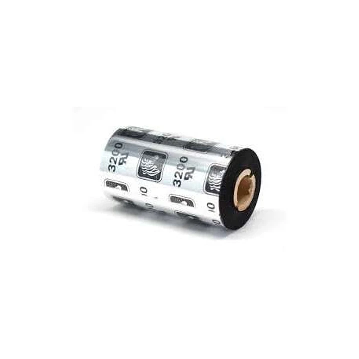 Zebra 3200 Pack de 12 Cintas de Transferencia Termica Original - Cintas de Cera/Resina - Nucleo 12.7mm, Ancho 56.9mm, Longitud 74m 1