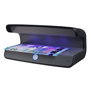 Safescan 75 LED Detector de Billetes Falsos UV - Reflector Integrado - Apto para Pasaportes, Documentos de Identificacion y Tarjetas de Credito