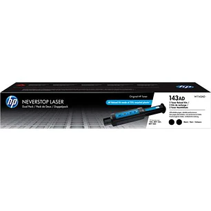 HP W1143A Negro Pack de 2 Kits de Recarga de Toner Originales - 143A