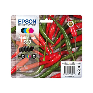 Epson 503 Pack de 4 Cartuchos de Tinta Originales - C13T09Q64010