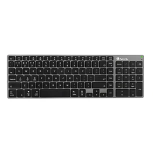 NGS Fortune-BT Teclado Multidispositivo Inalambrico USB Bluetooth - Portugues - Silencioso - Teclas X-Type - Bateria Recargable