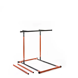 Innovagoods Estacion de Dominadas y Fitness - Soporta hasta 110kg - Altura Ajustable - Guia de Ejercicios Incluida - Bolsa de Transporte - 114-191x120