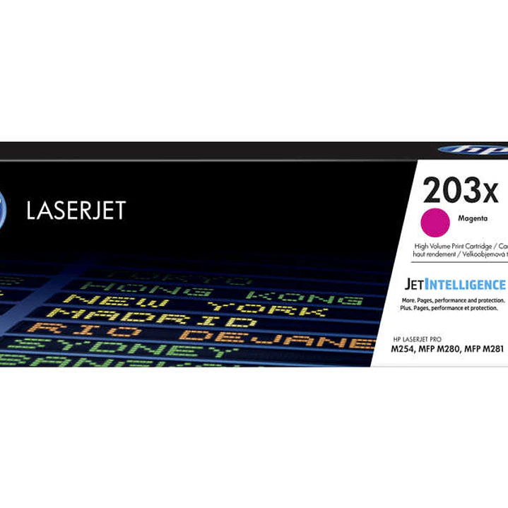 HP CF543X Magenta Cartucho de Toner Original - 203X 1