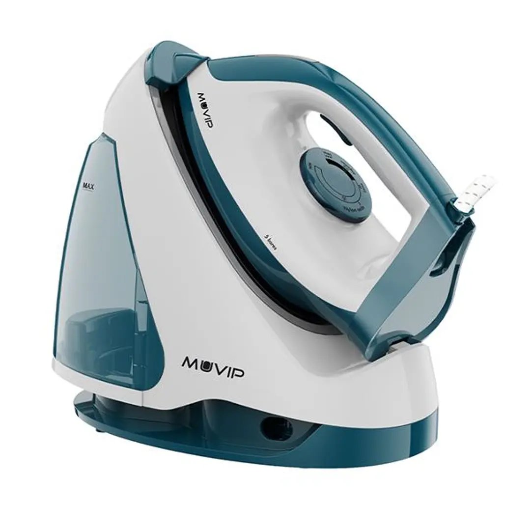 Muvip MV0650 Centro de Planchado - Potencia 2200W - Deposito de 1.2L - Suela Ceramica - Funcion de Bloqueo de Plancha 1