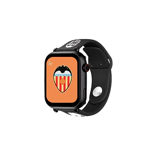 Savefamily Reloj Inteligente Smartwatch Infantil Savewatch Plus Edicion Valencia C.F. con GPS y Llamada - Correa Silicona Negra