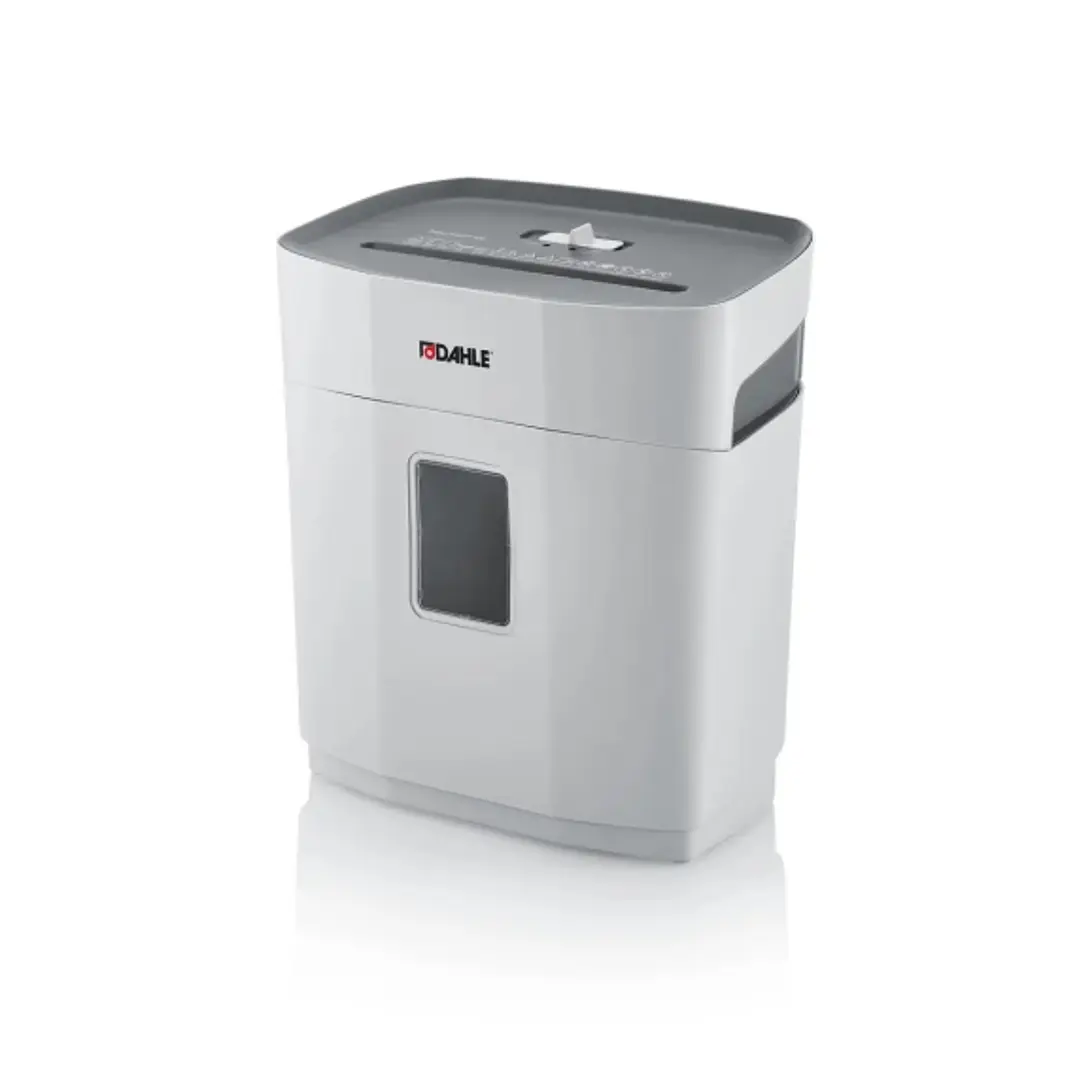 Dahle PaperSAFE 100 Destructora de Papel Manual Corte en Particulas P-4 - Destruye hasta 5 Hojas - Papelera de 12L - Apta para Papel y Tarjetas - Colo 1