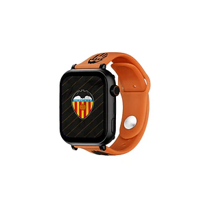 Savefamily Reloj Inteligente Smartwatch Infantil Savewatch Plus Edicion Valencia C.F. con GPS y Llamada - Correa Silicona Naranja