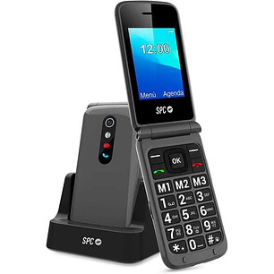 SPC Stella 2 Telefono Movil Boton SOS - de Tapa para Personas Mayores - Boton de Emergencias - Botones y Teclas Grandes - Ayuda Inteligente en Remoto 