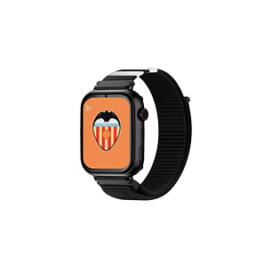 Savefamily Reloj Inteligente Smartwatch Infantil Savewatch Plus Edicion Valencia C.F. con GPS y Llamada - Correa Tela Negra