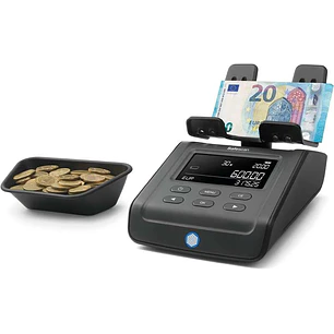 Safescan 6165 G3 Balanza Contadora de Dinero - Cuenta Monedas y Billetes - Puerto de Actualizaciones