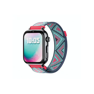 Savefamily Reloj Inteligente Smartwatch Infantil SaveWatch Plus 2 - Pantalla Amoled - Carcasa Negra - Correa Tela Tribeca