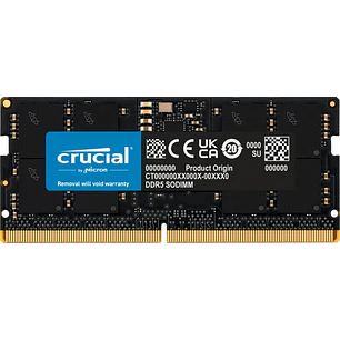 Crucial Memoria RAM DDR5 16GB 5600MHz CL46 SODIMM