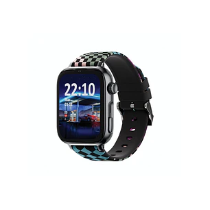 Savefamily Reloj Inteligente Smartwatch Infantil SaveWatch Plus 2 - Pantalla Amoled - Carcasa Negra - Correa Silicona Loop