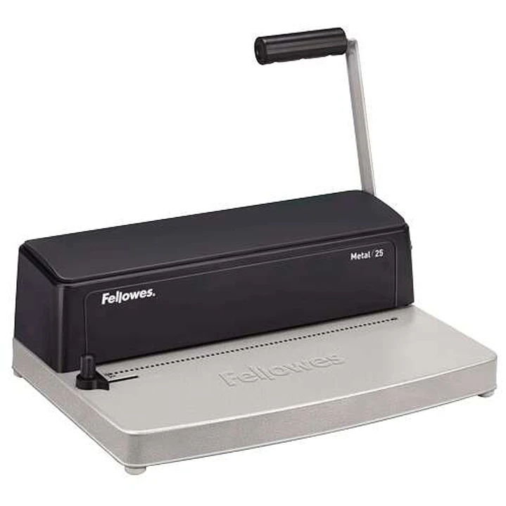 Fellowes Metal 25 Encuadernadora Manual A4 de Espiral Metalico - Perfora hasta 10 Hojas - Encuaderna hasta 450 Hojas 1