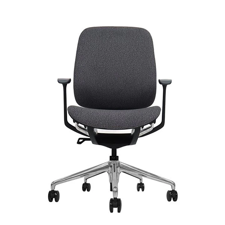 Cromad Zenith Collection Silla de Oficina - Piston de Gas de Grado 4 - Respaldo Ergonomico - Reposabrazos Ajustables - Color Negro 1