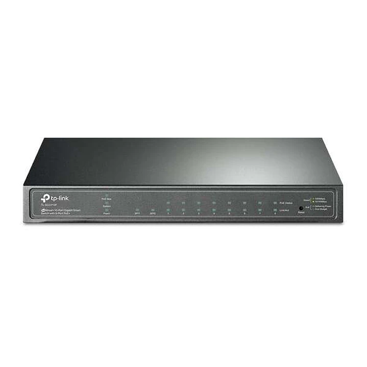 TP-Link JetStream Smart Switch - 8 Puertos Gigabit PoE con 2 Ranuras SFP 1